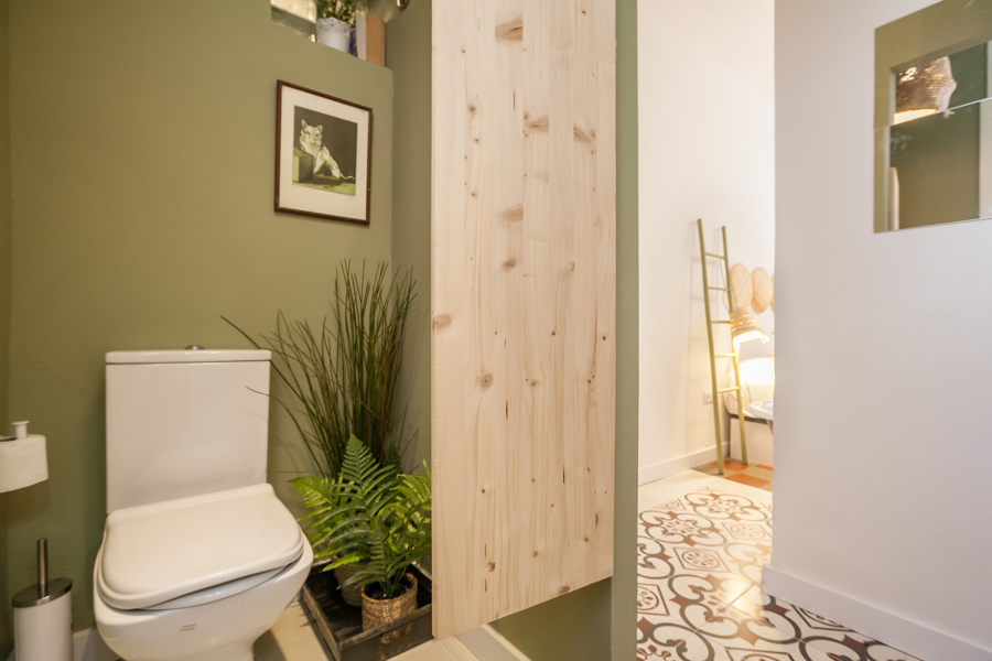 Aseo para suite con bañera en habitación