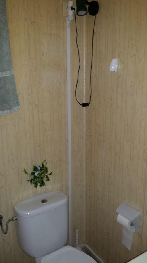 Así estaba el baño