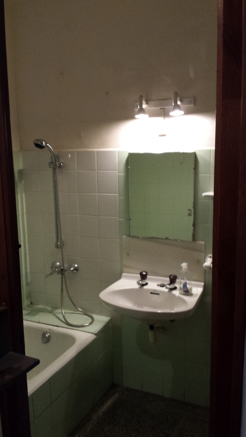 Así estaba el baño