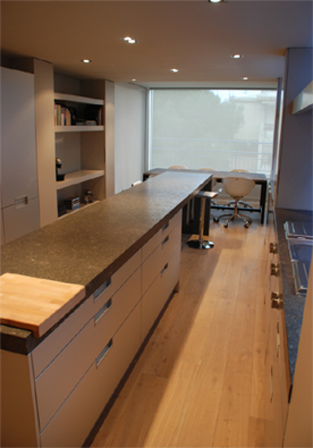 ASÍ HA QUEDADO Isla cocina zona trabajo · barra