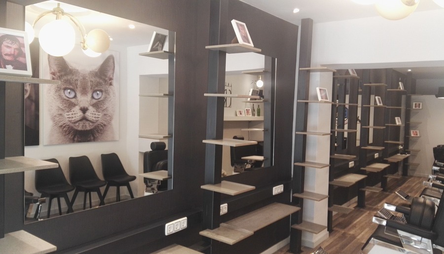 ASÍ HA QUEDADO Vista de la zona de trabajo