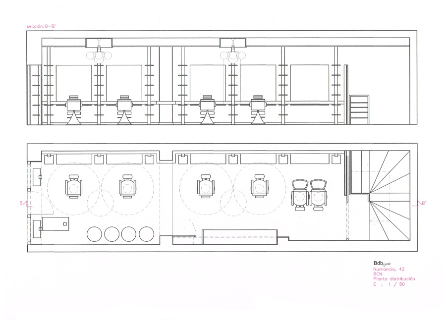 ASÍ LO EXPLICAMOS Alzado zonas trabajo