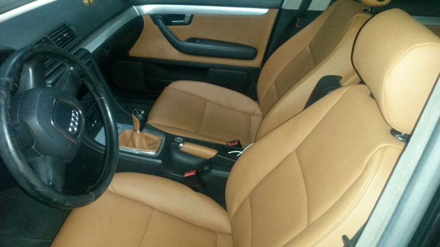 Asientos delanteros terminados