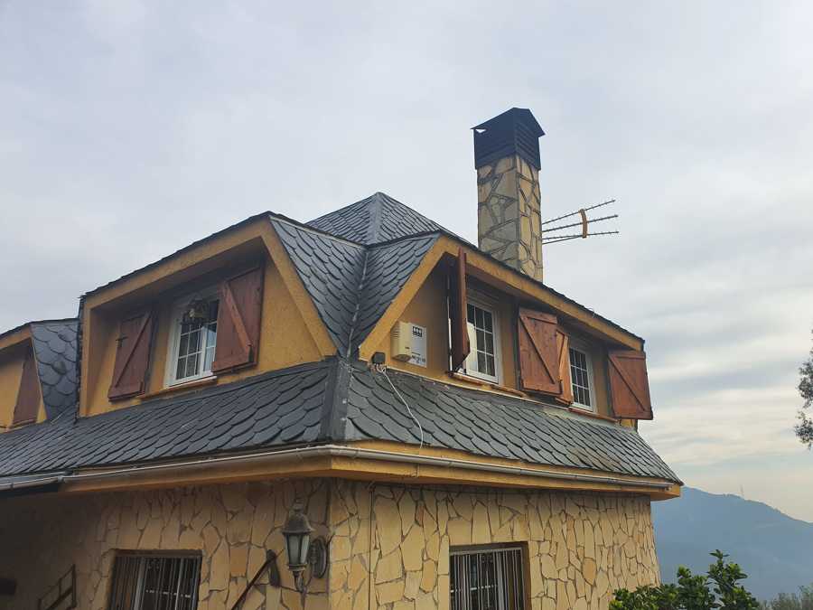 Aspecto de techo antes del proyecto.