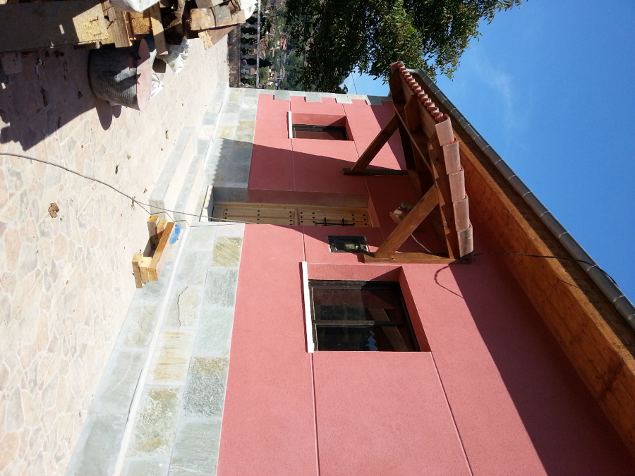 AVANCE DE LAS OBRAS. FACHADA PRINCIPAL