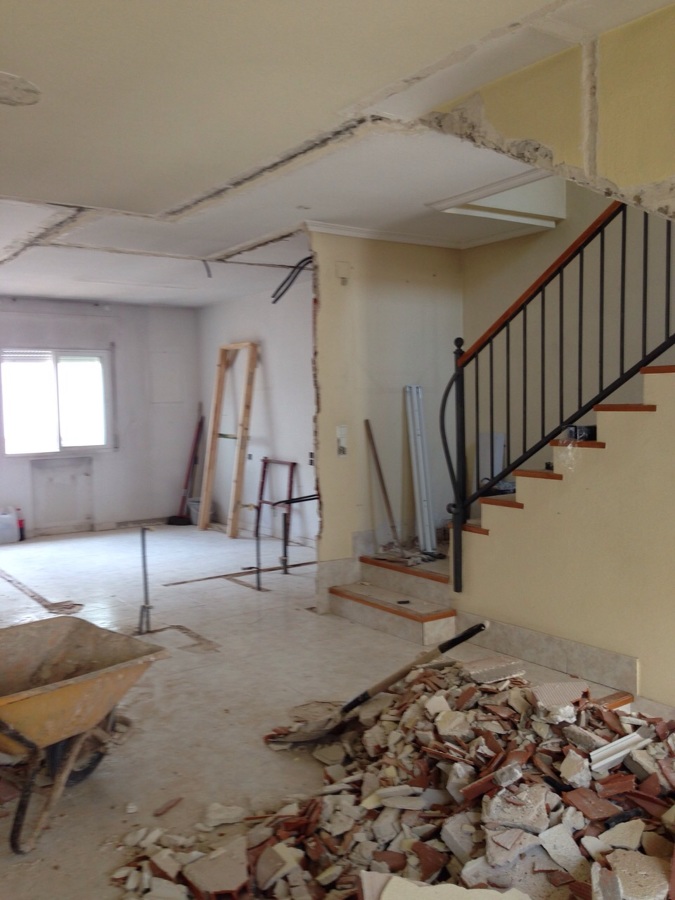 Avance de obra - Demolición de tabiquería