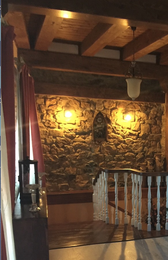 Bajada a la entrada casa