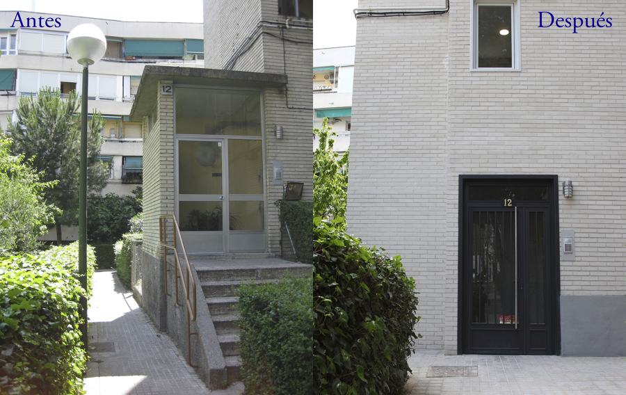 Bajar nivel de portal para hacer el edificio accesible