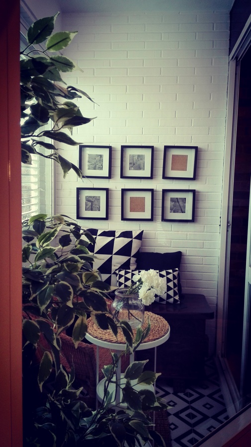 Balcón integrado en el salón