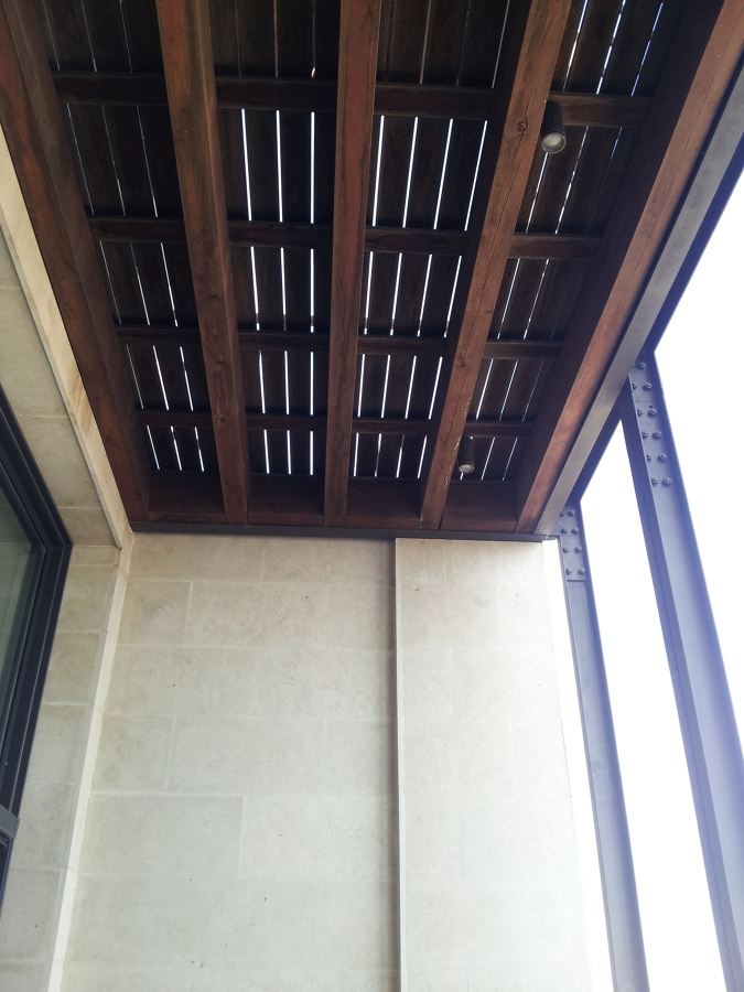 Balcon visto desde abajo