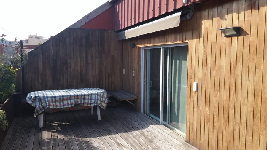 Balconera corredera de dos hojas