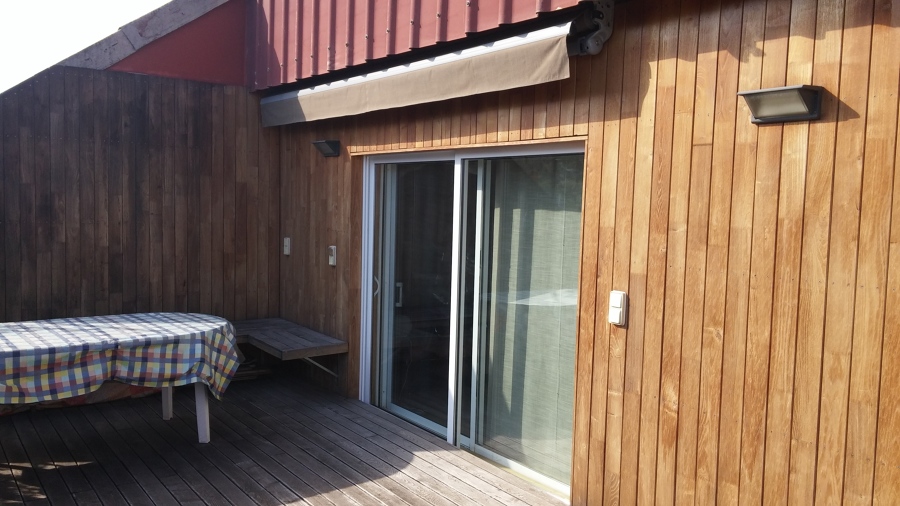 Balconera corredera de dos hojas