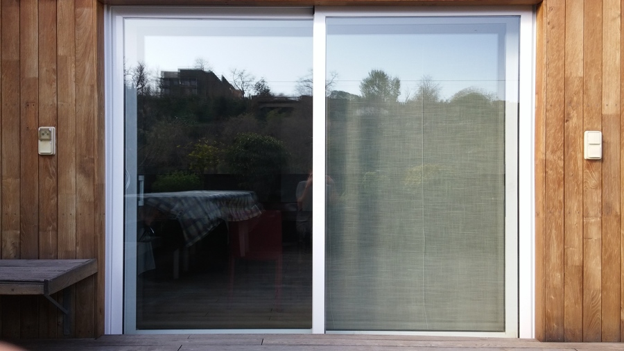 Balconera corredera de dos hojas