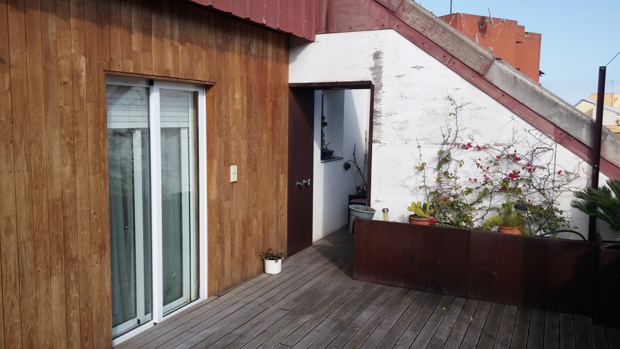 Balconera de dos hojas correderas