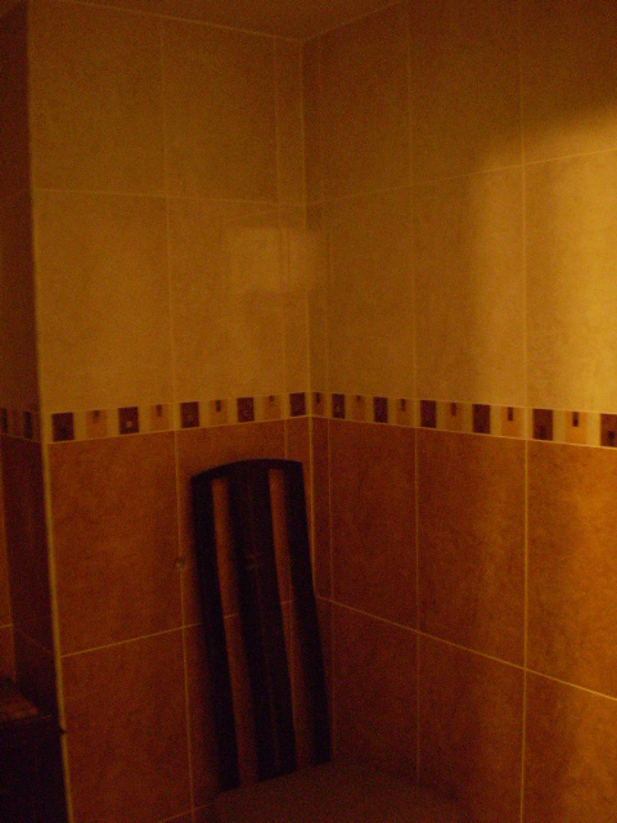 Baldosa de cuarto baño terminada