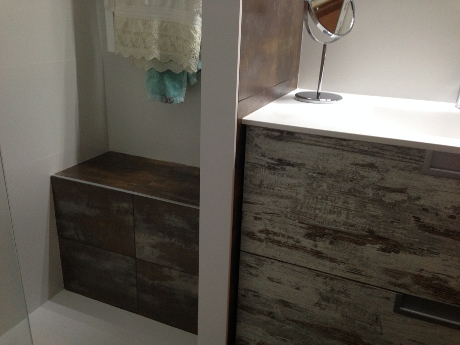 BANCO DE OBRA EN LA DUCHA