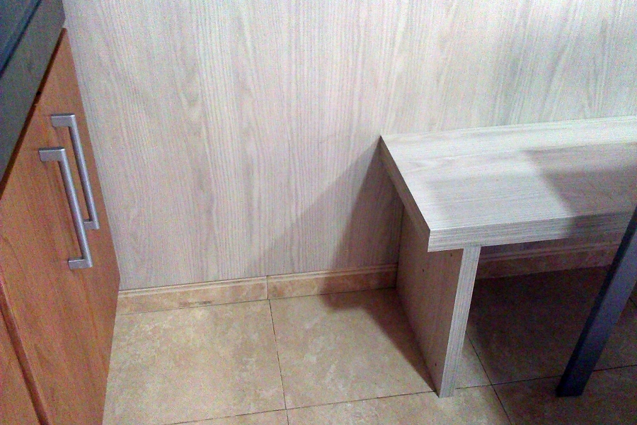 Banco y ambiente en Fresno Blanco