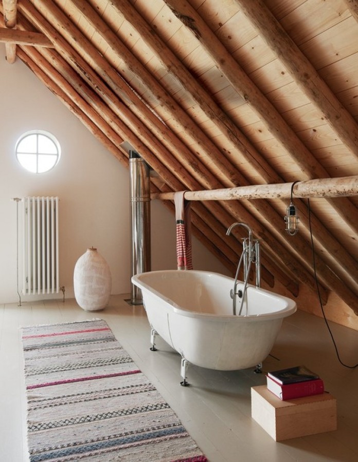 Bañera bajo cubierta