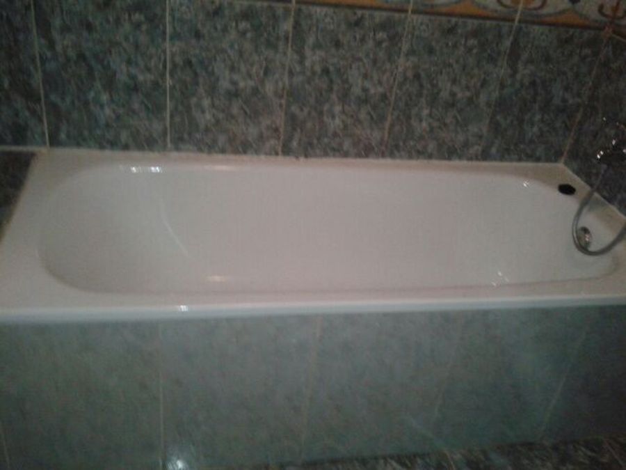 Bañera pequeña, antes del cambio