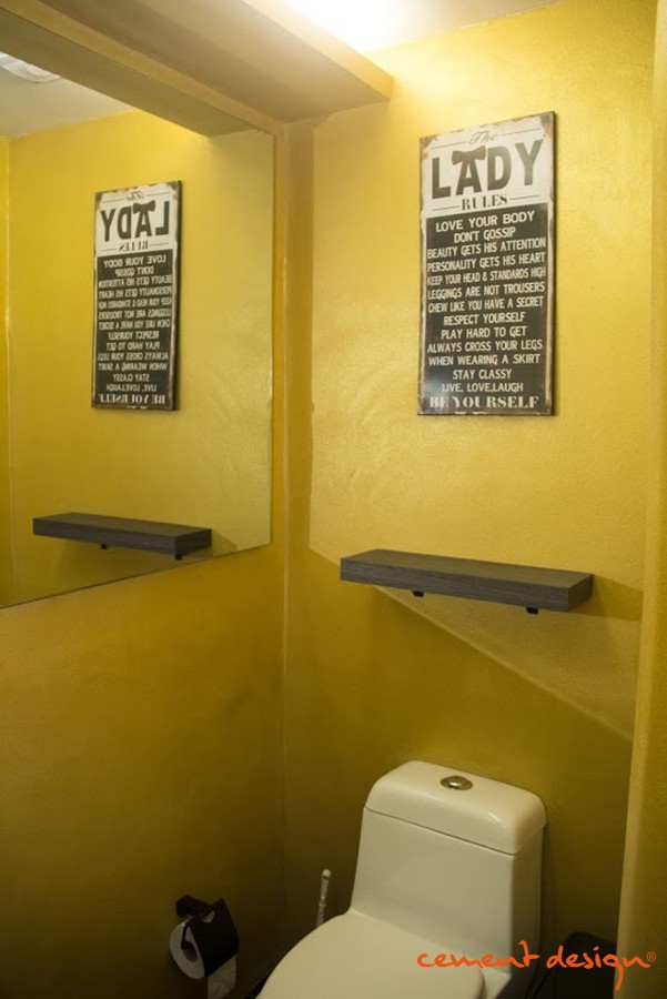 BAÑO AMARILLO LIMÓN