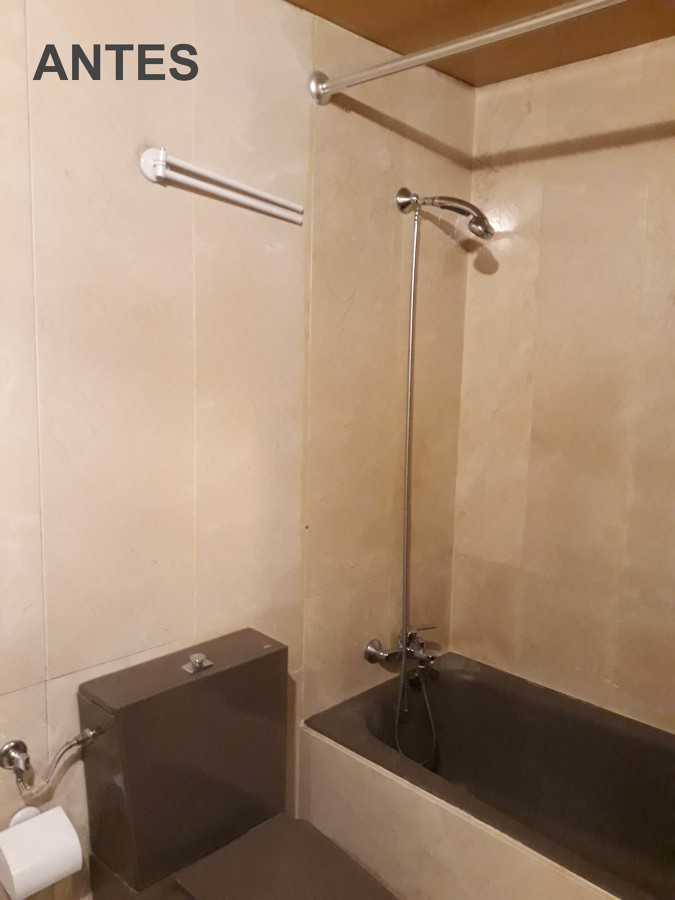 baño antes