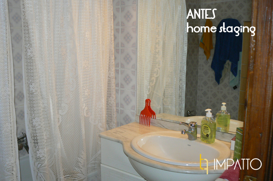 Baño antes de "Home Staging"