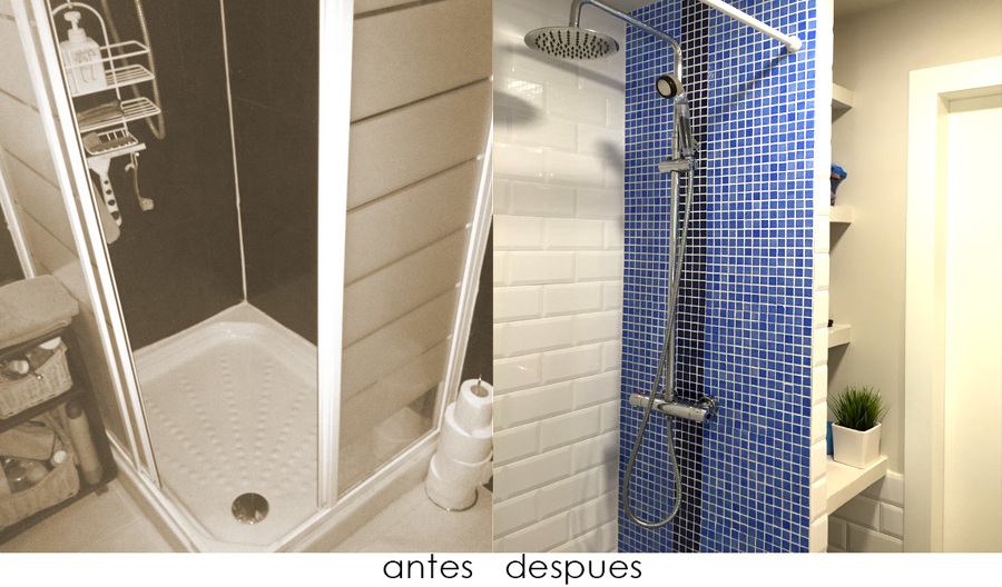 Baño antes y despues