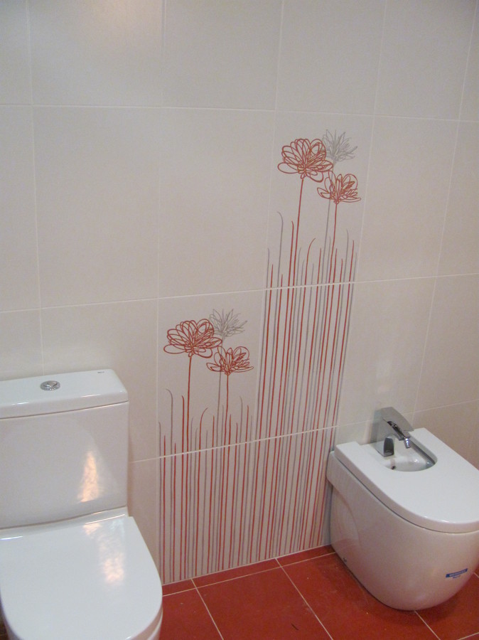 Baño con detalles de alicatado