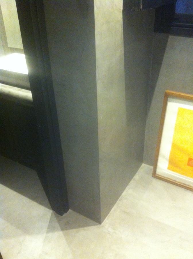 Baño de microcemento