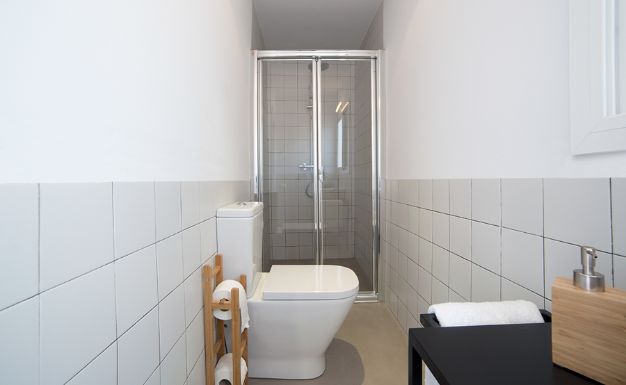 Baño de microcemento