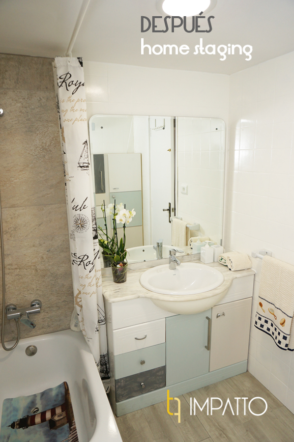 Baño después de "home staging"