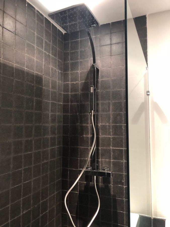 BAÑO - Ducha en pizarra