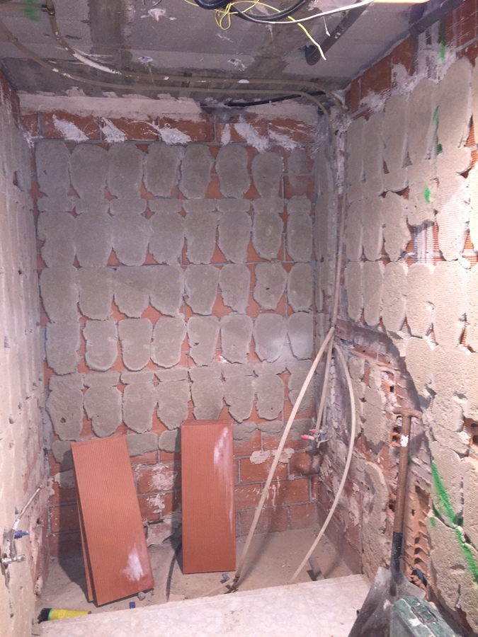 BAÑO DURANTE LA OBRA