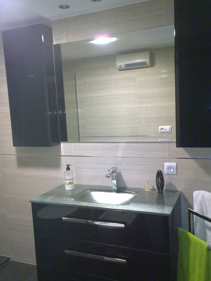 baño en bario de la luz