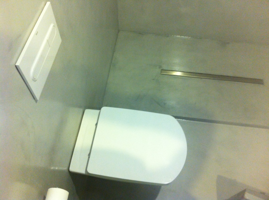 Baño en microcemento