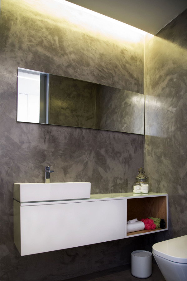 Baño en microcemento