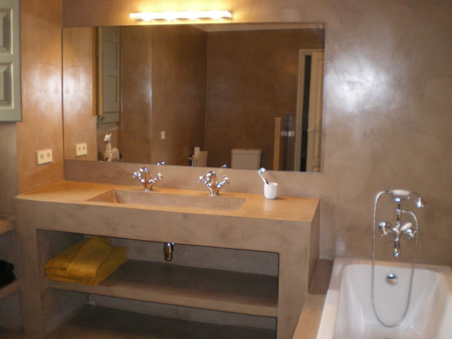 Baño integral en microcemento