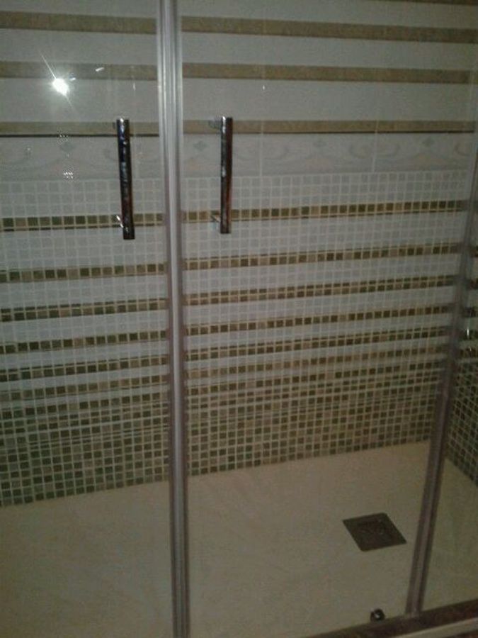 Baño terminado - Mampara