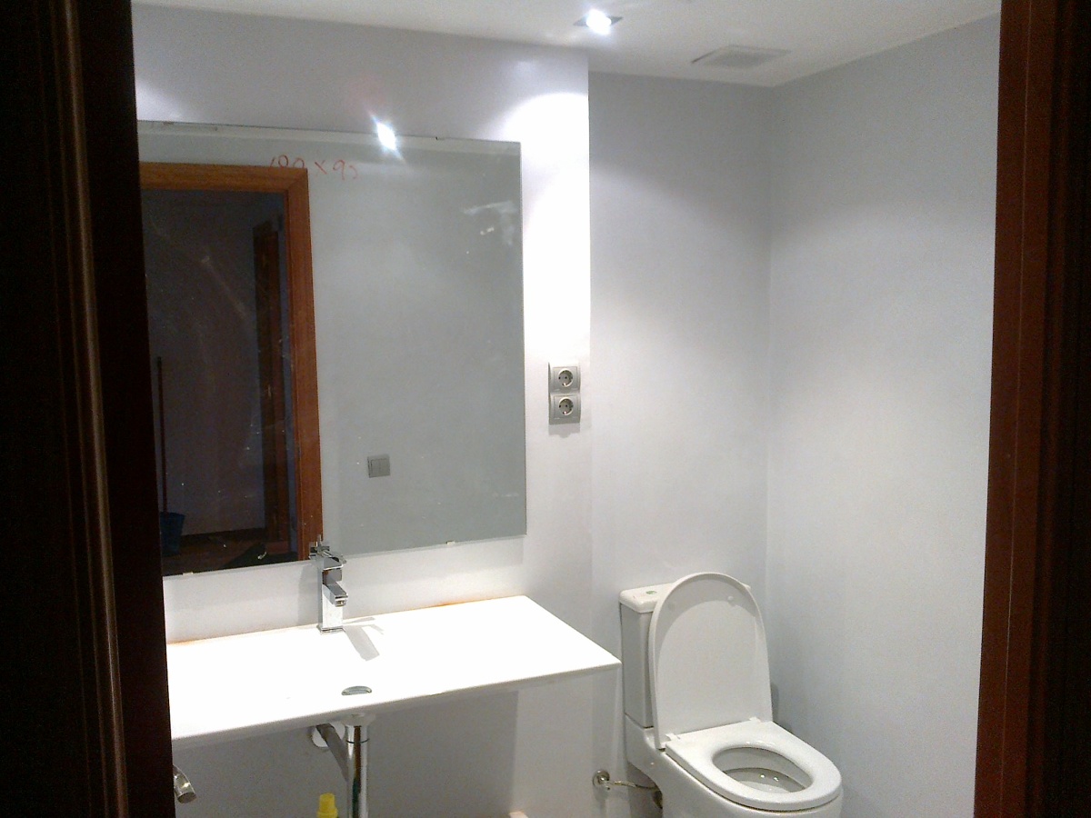 Baño terminado.