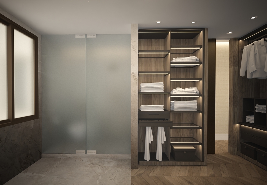 Baño y vestidor suite