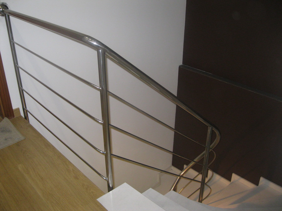 baranda en acero inoxidable