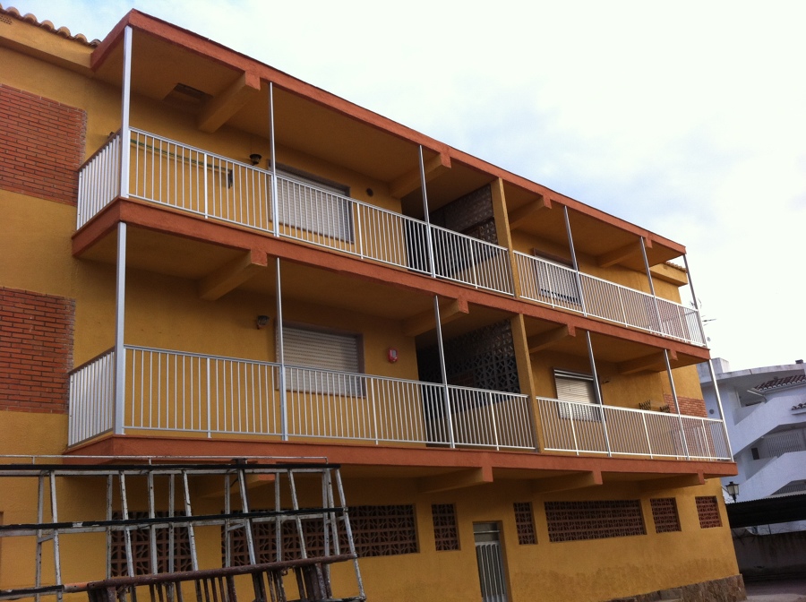 barandillas de aluminio