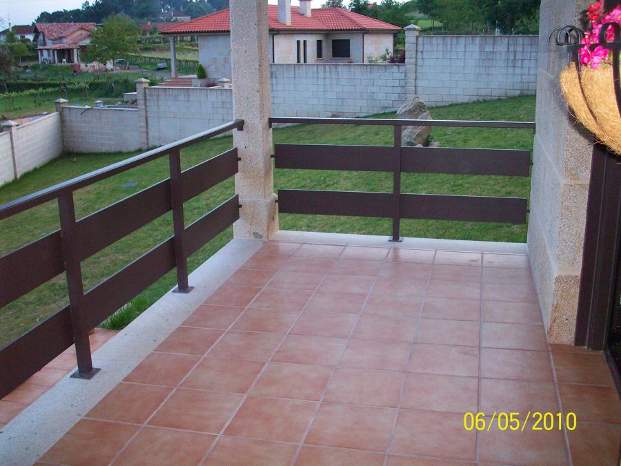 Barandillas del balcón