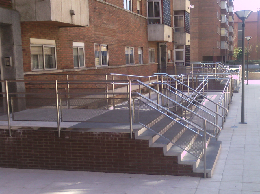 Barandillas entramadas