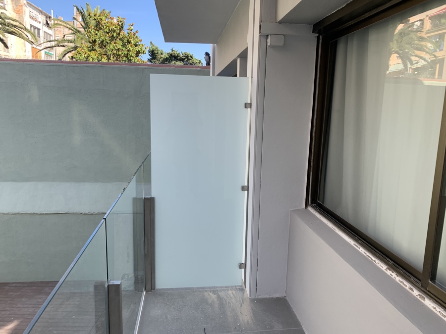 Barandillas inox vidrio hotel