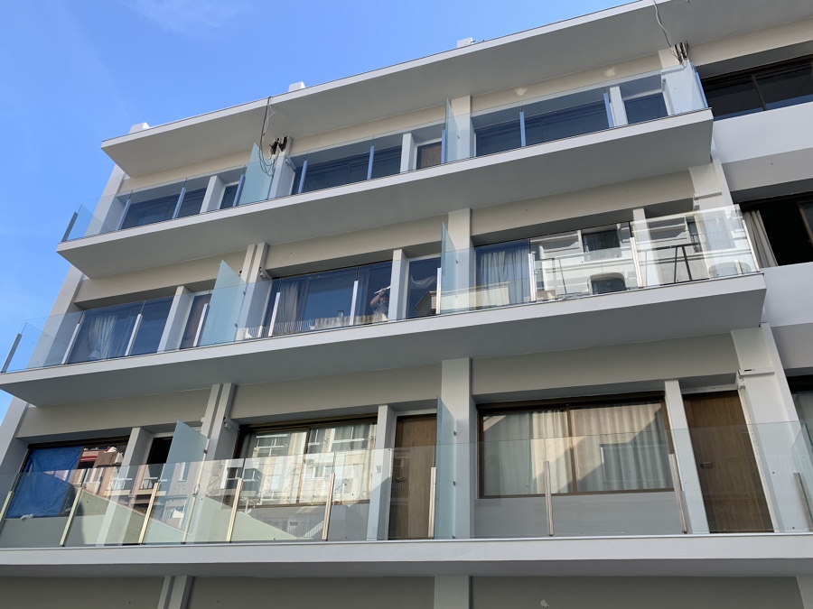 Barandillas inox vidrio hotel