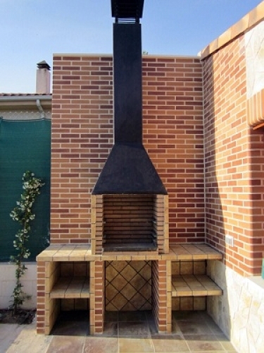 Barbacoa campana Microcemento