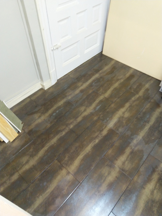 Barniz puerta blanca