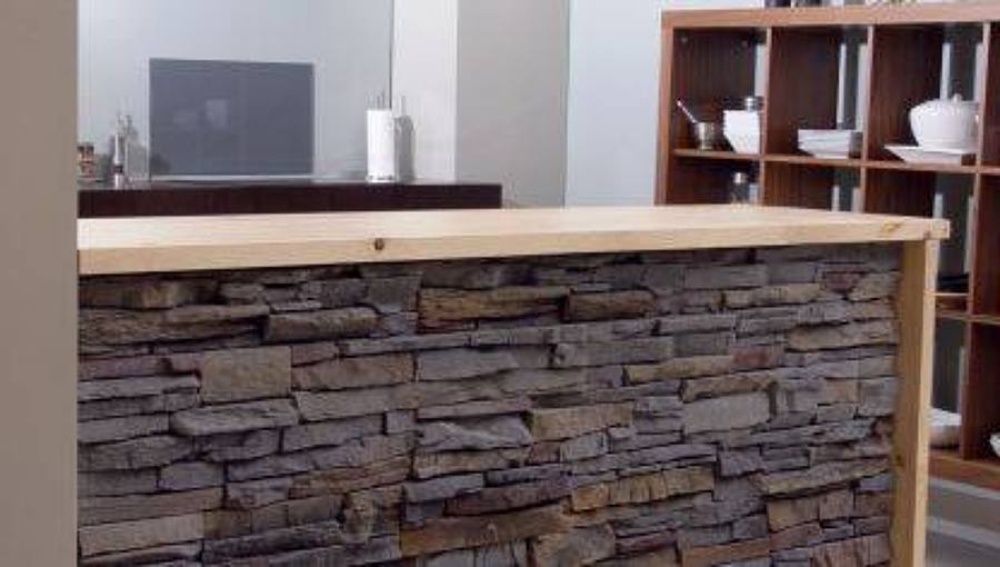 Barra americana en cocina