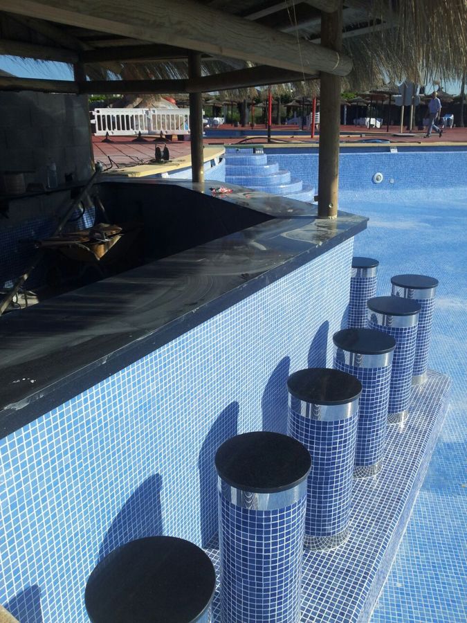 Barra en Piscina ;